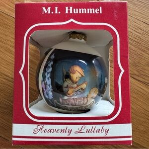 1988 M I Hummel Heavenly Lullaby Christmas Ornament 6th Annual Edition ARS W Box